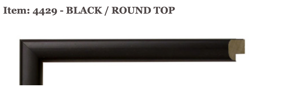 BLACK / ROUND TOP Frame | 4429-A – Preservation Press